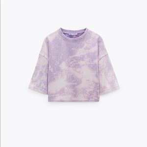 Zara tie dye top